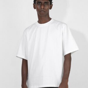 BASIC RELAXED FIT WHITE  T SHIRT