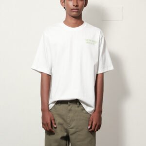 SLOGAN PRINT WHITE T SHIRT
